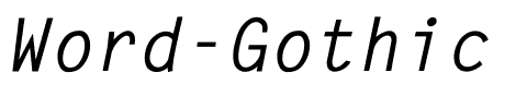 Word-Gothic.ttf