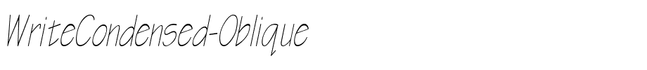 WriteCondensed-Oblique.ttf