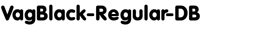 VagBlack-Regular-DB
