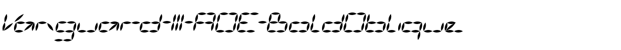 Vanguard-III-AOE-BoldOblique.ttf