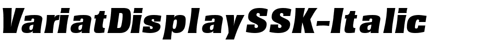 VariatDisplaySSK-Italic.ttf