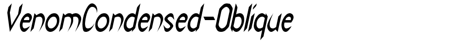 VenomCondensed-Oblique.ttf