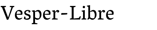Vesper-Libre.ttf