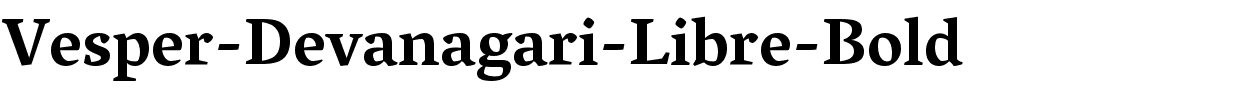 Vesper-Devanagari-Libre-Bold.ttf