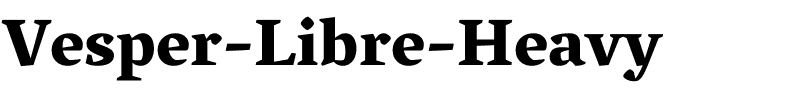 Vesper-Libre-Heavy.ttf
