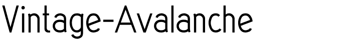 Vintage-Avalanche.otf
