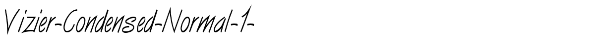 Vizier-Condensed-Normal-1-.ttf
