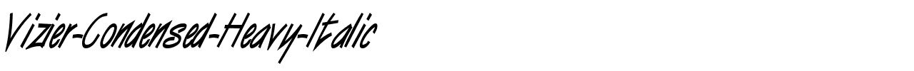 Vizier-Condensed-Heavy-Italic.ttf