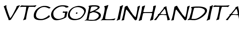 VTCGoblinHandItalic.ttf