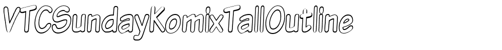 VTCSundayKomixTallOutline.ttf