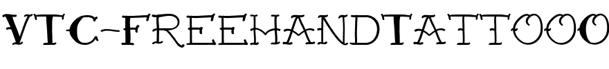 VTC-FreehandTattooOne.ttf