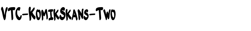 VTC-KomikSkans-Two.ttf