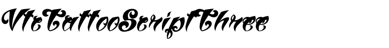 VtcTattooScriptThree.otf