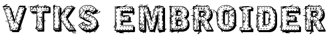 VTKS-EMBROIDERY.ttf