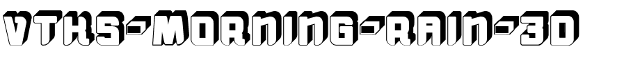 vtks-morning-rain-3D.ttf