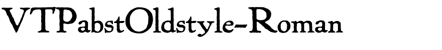 VTPabstOldstyle-Roman.ttf