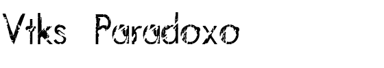Vtks-Paradoxo.ttf