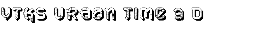 VTKS-URBAN-TIME-3-d.ttf