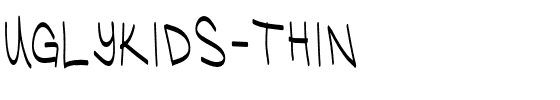 UglyKids-Thin.otf
