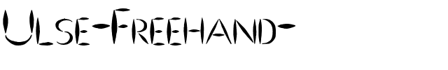 Ulse-Freehand-.ttf