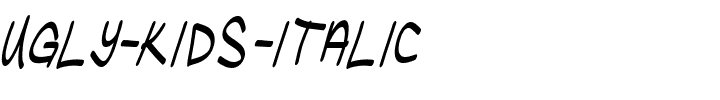 Ugly-Kids-Italic.ttf
