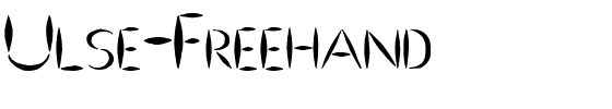 Ulse-Freehand.ttf