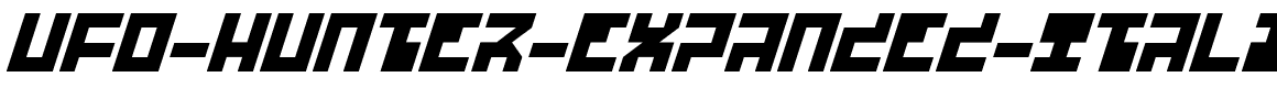 UFO-Hunter-Expanded-Italic.ttf