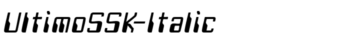 UltimoSSK-Italic.ttf