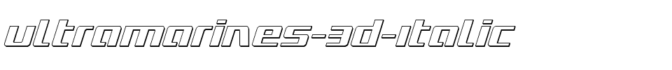 Ultramarines-3D-Italic.ttf