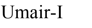 Umair-I.ttf