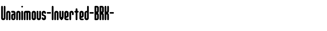 Unanimous-Inverted-BRK-.ttf
