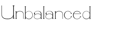 Unbalanced.ttf