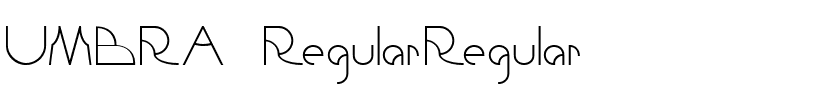 UMBRA-RegularRegular.ttf
