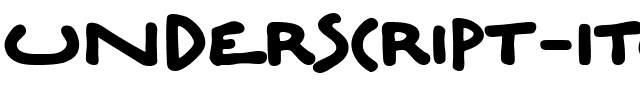 Underscript-ITC.ttf