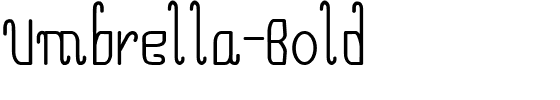 Umbrella-Bold.ttf
