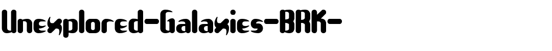 Unexplored-Galaxies-BRK-.ttf