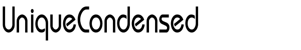 UniqueCondensed.ttf