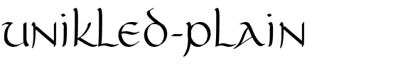 Unikled-Plain.ttf