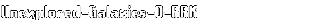 Unexplored-Galaxies-O-BRK.ttf