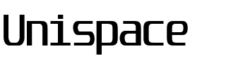 Unispace.ttf