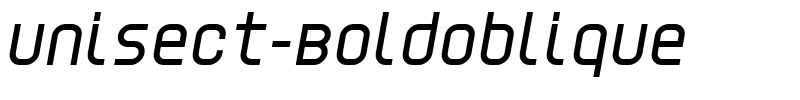 Unisect-BoldOblique.ttf