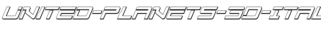 United-Planets-3D-Italic.ttf