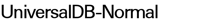 UniversalDB-Normal.ttf
