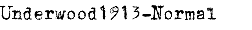 Underwood1913-Normal.ttf
