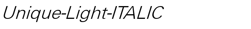 Unique-Light-ITALIC.ttf