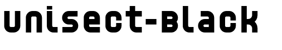 Unisect-Black.ttf