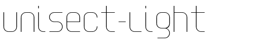 Unisect-Light.ttf