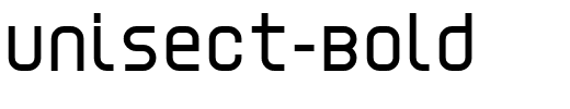 Unisect-Bold.ttf