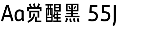 Aa觉醒黑 55J.ttf