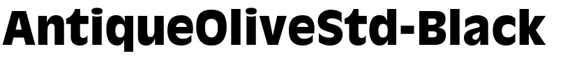 AntiqueOliveStd-Black.ttf